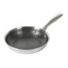 Oster Modessa 8 Inch Nonstick Triply Stainless Steel Frying Pan in Silver
