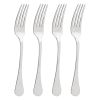 Gibson Home Manchester 4 Piece Stainless Steel Dinner Fork Set