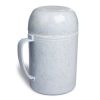 Brentwood 1.2 Liter Wide Mouth Glass Vacuum/Foam Insulated Food Thermos