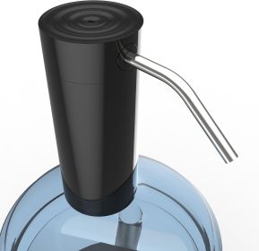 Portable Electric Water C, Universal USB-Charged Water Bottle Pump for 2-5 Gallon Bottles (1)
