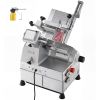 Automatic Meat Slicer, 500W, Electric Deli Slicer Machine with 10 inch Sharp 75Cr1 Steel Blade, 0-0.67 inch Adjustable Thickness, 633 RPM Fast Slicing