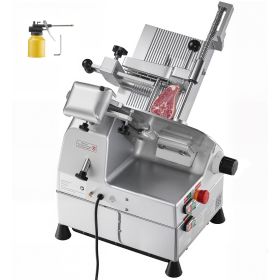 Automatic Meat Slicer, 500W, Electric Deli Slicer Machine with 10 inch Sharp 75Cr1 Steel Blade, 0-0.67 inch Adjustable Thickness, 633 RPM Fast Slicing
