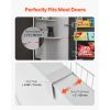 Over the Door Pantry Organizer, 8-Tier Pantry Organization and Storage, Heavy-Duty Steel Hanging Spice Rack, Adjustable Wall Seasoning Shelves