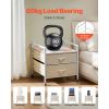 Mini Fridge Stand with Storage, 176 lb-Capacity Mini Fridge Table with 2 Drawers & 4 Swivel Wheels, Mobile Mini Fridge Shelf