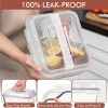 17 Cups / 132 Oz / 3900ml Large Glass Food Storage Containers with Lids - Leakproof, BPA-Free Large Meal Prep Container Ideal for Roasting Turkey