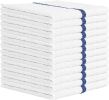 Nabob Wipers Kitchen Bar Mop Terry Towels 12 Pack - 100% Cotton - Size 14x17 - Perfect for Your Home, Kitchen, Bathroom, Bars