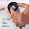Holden Stainless Steel Prefilled Dual Salt and Pepper Grinder, Ideal Use for Seasoning Storage and Serving