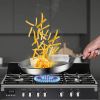 12.6in Stainless Steel Fry Pan â€“ Top-Grade Non-Stick Induction Compatible Frying Pan Skillet