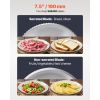 Meat Slicer, 7.5 inch Electric Deli Food Slicer, 180W Meat Cutter with two Premium SUS420 Blades, 0-0.6 inch Adjustable Thickness