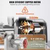 Electric Meat Grinder, 6.6 Lb/Min, 550W(2200W MAX) Industrial Meat Mincer with 2 Blade, 3 Grinding Plates
