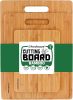 Bamboo Cutting Boards for Kitchen [Set of 3] Wood Cutting Board for Chopping Meat, Vegetables, Fruits, Cheese