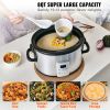 Slow Cooker, 8QT 320W Electric Slow Cooker Pot with 3-Level Heat Settings, Digital Slow Cookers with 20 Hours Max Timer, Locking Lid