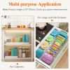 Kitchen Cabinet Organizer for Food Contanier Lid, Expandable Lid Holder with 8 Adjustable Dividers & 9 Sections for Pantry Organizers and Storage