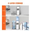 3 Tiers Water Jug Holder, 5 Gallon Water Bottle Holder, Single Row Water Bottle Rack for 3 Bottles, Heavy Duty Water Jug Rack for Kitchen, Office