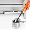 Rectangle Chafing Dish, 9 Qt 4 Pack Stainless Steel Chafing Dish, Food Warmer Chafer Complete Set with Hollow Handle, 2 Food Tongs, Lid, Fuel Holder