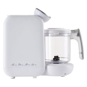 Baby Food Maker, 430W Baby Food Processor with 750 ml Tritan Bowl, SUS304 Stainless Steel, 5 in 1 Baby Food Puree Blender Steamer Grinder for Food
