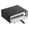 Electric Pizza Oven, 12-inch Countertops Pizza Ovens, 572 Fahrenheit Max Temp, 1450W Indoor Pizzas Maker w/Timing & Temp Control
