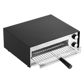 Electric Pizza Oven, 12-inch Countertops Pizza Ovens, 572 Fahrenheit Max Temp, 1450W Indoor Pizzas Maker w/Timing & Temp Control