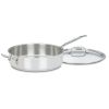 Chef's Classic Stainless Steel 5.5 Qt. SautÃ© Pan with Helper Handle & Cover