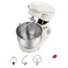 Stand Mixer, 6 QT Dough Mixer, 660W 6 + P Speeds Tilt-head Food Mixer with Stainless Steel Bowl, Dough Hook, Wire Whip, Flat Beater, Scraper