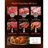Electric Meat Grinder, 5 Lbs/Min Capacity, #8 Meat Mincer with 3 Grinding Plates, 3 Sausage Stuffing Tubes & Kubbe Kit
