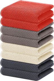 100% Cotton Waffle Weave Kitchen Dish Towels