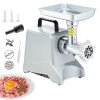 Electric Meat Grinder, 5 Lb/Min Capacity, 575W(800W MAX) Industrial Meat Mincer with Blade, Grinding Plate, Sausage Stuffing Blade and 3 Tubes