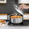 11.6 Gal Top-Grade Thick Stainless Steel Stock Pot 18/10 â€“ Heavy-Duty Stockpot for Soup, Stew, Cooking, and Catering Use