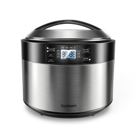 Joydeem Electric Stew Pot, 8.5Qt Stainless Steel Inner Pot with 5 Ceramic Liners (3.5L + 4 Ã— 0.45L), Dual Cooking Modes