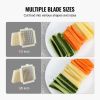 Electric French Fry Cutter, Potato Slicer with 1/2-Inch and 3/8-Inch Stainless Steel Blades, Potato Cutter Chopper w/ Anti-slip Feet, Great for Potato