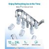 Ice Maker Water Filter Dispenser, 4-in-1 Countertop Ice Making Machine with Room Temperature, Hot & Cold Water