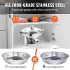 Chafing Dish Buffet Set, 4 Qt 2 Pack, Stainless Steel Chafer with 2 Full Size Pans