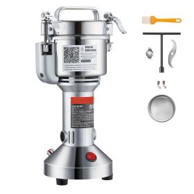 150g Electric Grain Mill Grinder, High Speed 850W Commercial Spice Grinders, Stainless Steel Pulverizer Powder Machine