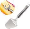 Stainless Steel Cheese Slicer For All Types of Cheese - Multi-Functional Cheese Slicer - Handheld Slicer - Silver Non-Stick For Kitchen Cooking