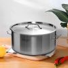 11.6 Gal Top-Grade Thick Stainless Steel Stock Pot 18/10 â€“ Heavy-Duty Stockpot for Soup, Stew, Cooking, and Catering Use