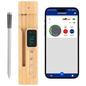 Wireless Meat Thermometer, 500 ft Range Wireless Bluetooth Meat Thermometer, Digital Cooking Food Meat Thermometer