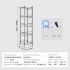 5 Tiers Water Jug Holder, 5 Gallon Water Bottle Holder, Single Row Water Bottle Rack for 5 Bottles, Heavy Duty Water Jug Rack for Kitchen, Office