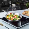 9.4 in Stainless Steel Fry Pan â€“ Top Grade, Induction Compatible Frying Pan Skillet