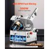 Automatic Meat Slicer, 500W, Electric Deli Slicer Machine with 10 inch Sharp 75Cr1 Steel Blade, 0-0.67 inch Adjustable Thickness, 633 RPM Fast Slicing