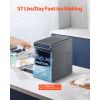 Nugget Ice Maker, 37lbs/24H Pebble Ice Maker with Self Cleaning, Chewable Ice Maker with Ice Scoop and Basket