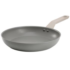Oster Ambrose 12 Inch Nonstick Aluminum Frying Pan in Matte Grey