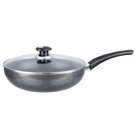 Brentwood 10 Inch Wok with Lid Aluminum Non-Stick