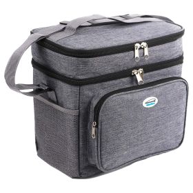 Brentwood Kool Zone 12 Can Insulated Cooler Bag in Grey with Hard Liner