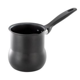 Better Chef 0.6 Quart Aluminum Nonstick Turkish Coffee Warmer in Black with Cool Touch Handle