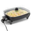 MegaChef 14.96 Inch Electric Fry Pan with Non-Stick Coating