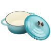 Dutch Oven,Dutch Oven Pot with Lid,4.5 QT Enamel Dutch Ovens with Dual Handles,Cast Iron Pot for Braiser,Cooking,Gifts for Family