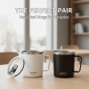 Insulated Stainless Steel Coffee Mug with Leak-Proof Lid â€“ Reusable Office/Trave