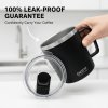 Insulated Stainless Steel Coffee Mug with Leak-Proof Lid â€“ Reusable Office/Trave